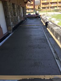 8 darante suelo patio fuera casa